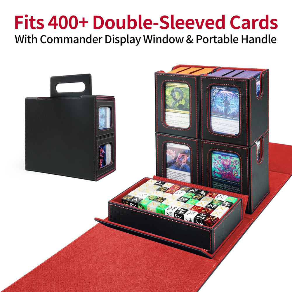 AFIING four removable deck cases organized for quick access and safety.