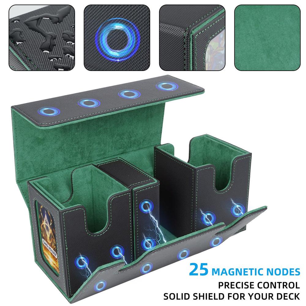 AFIING inner microfiber lining protects cards from scratches