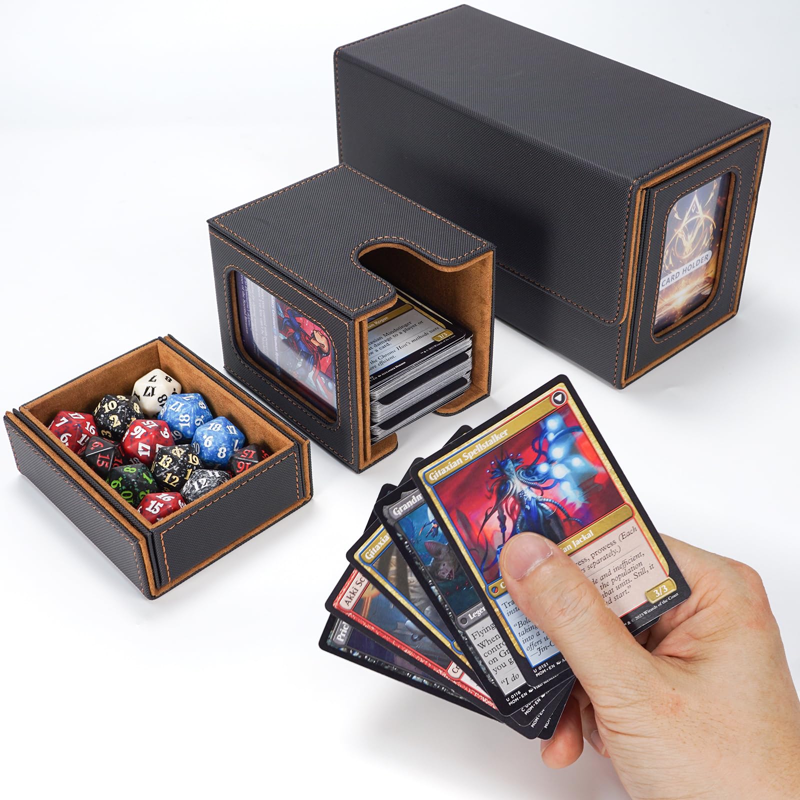 AFIING compact design supports transporting two decks for events.