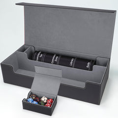 AFIING MTG deck box showing five display card boxes for organized decks and quick access