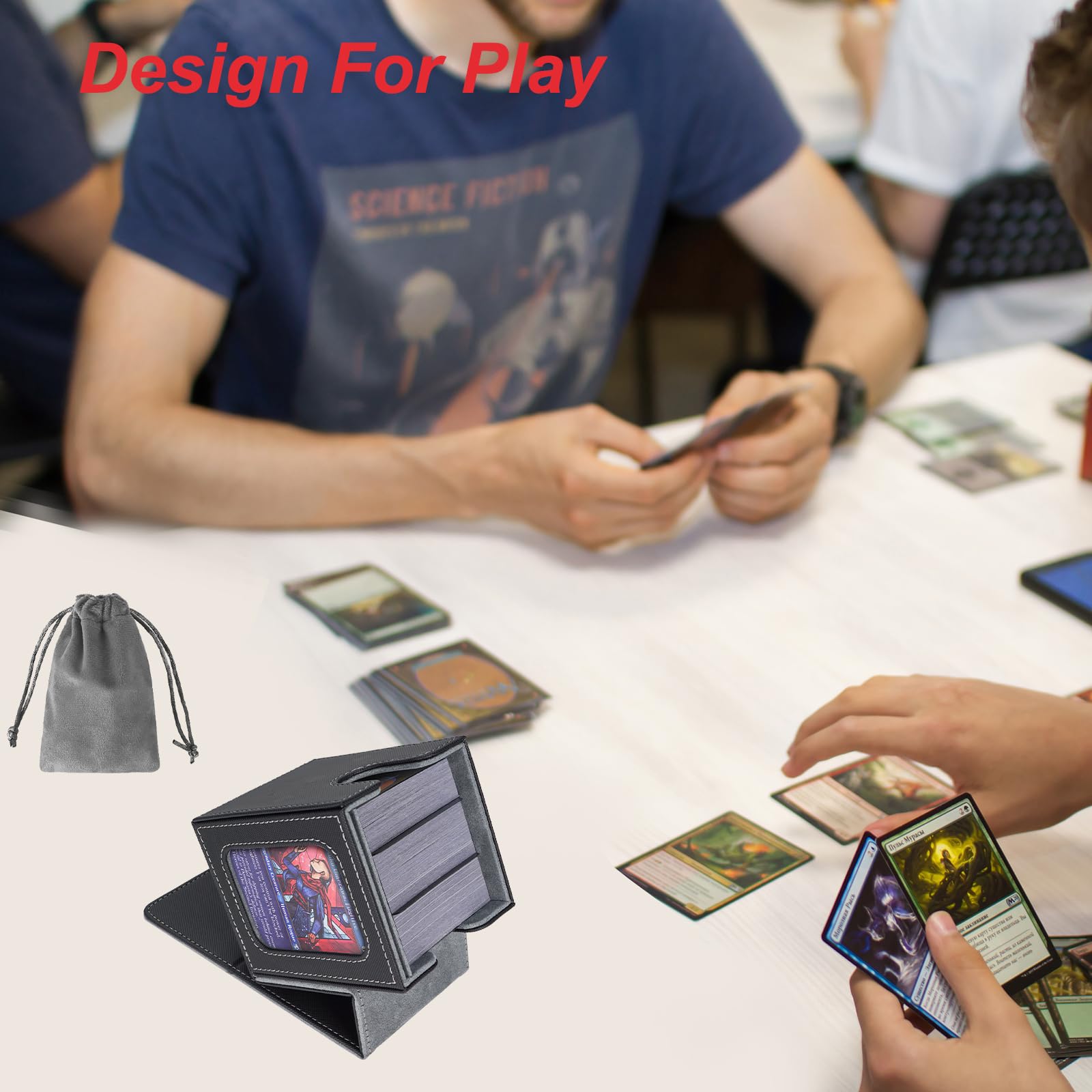 AFIING drawstring bag keeps dice safe and accessible