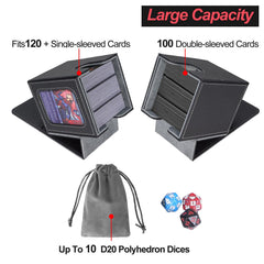 AFIING MTG deck box interior shows compact 4x3x3 inch storage space