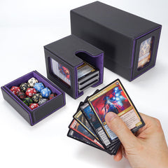 AFIING portable deck box enabling easy travel to game nights and events.