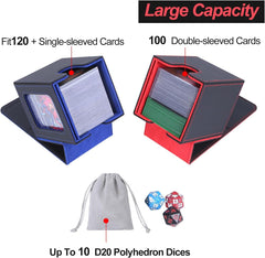 Drawstring bag in AFIING box stores up to 10 D20 dice for quick access
