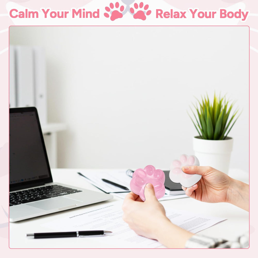 AFKLMNE taba squishy cat paw kawaii design—appeals to cat lovers.