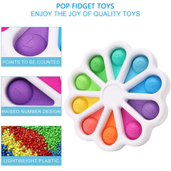 AFLUODN Multicolor Number Buttons bright colors support focus and number recognition