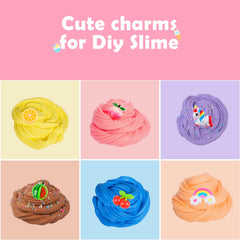 Afofall Butter Slime Kit colorful slices for creative slime crafting.