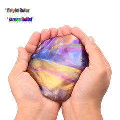 Afofall Multicolor Galaxy Slime Kit promoting tactile play and creativity for kids