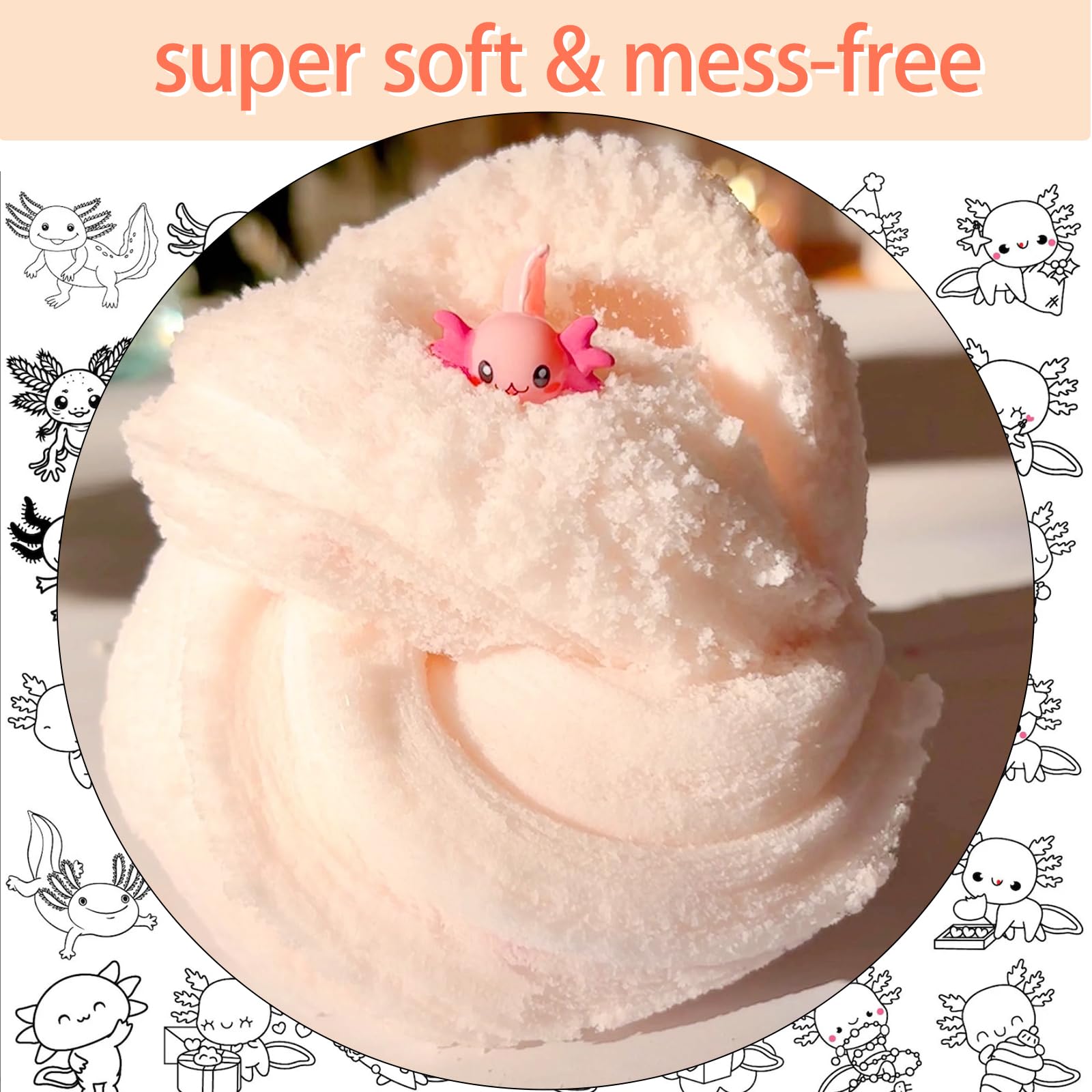 Afofall 8-ounce slime container designed for long-lasting, mess-free storage.