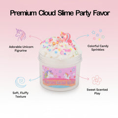 Afofall Unicorn Cloud Slime star candy add-ins for colorful mixing