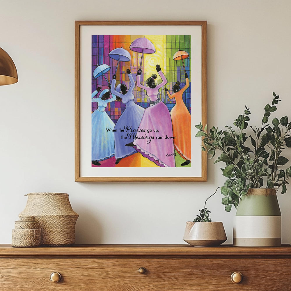 African American Expressions inspirational-scene-puzzle showcases faith-inspired art for family time.