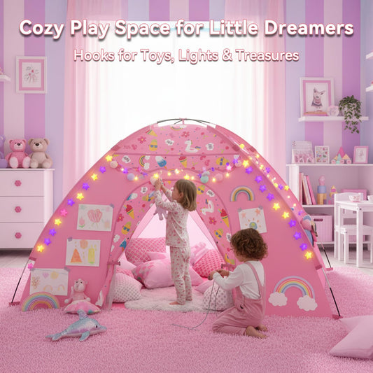 AFUNX pink interior creates a bright, inviting space for activities