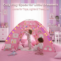 AFUNX pink interior creates a bright, inviting space for activities