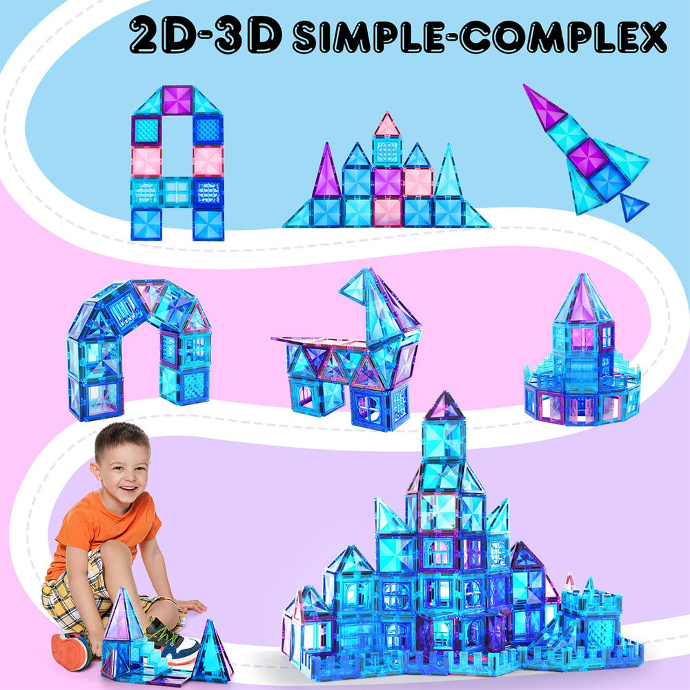 AFUNX STEM learning tiles promote geometry and spatial thinking.