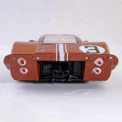 AFX Ford GT40 Mark IV engine compartment shows authentic engine bay.