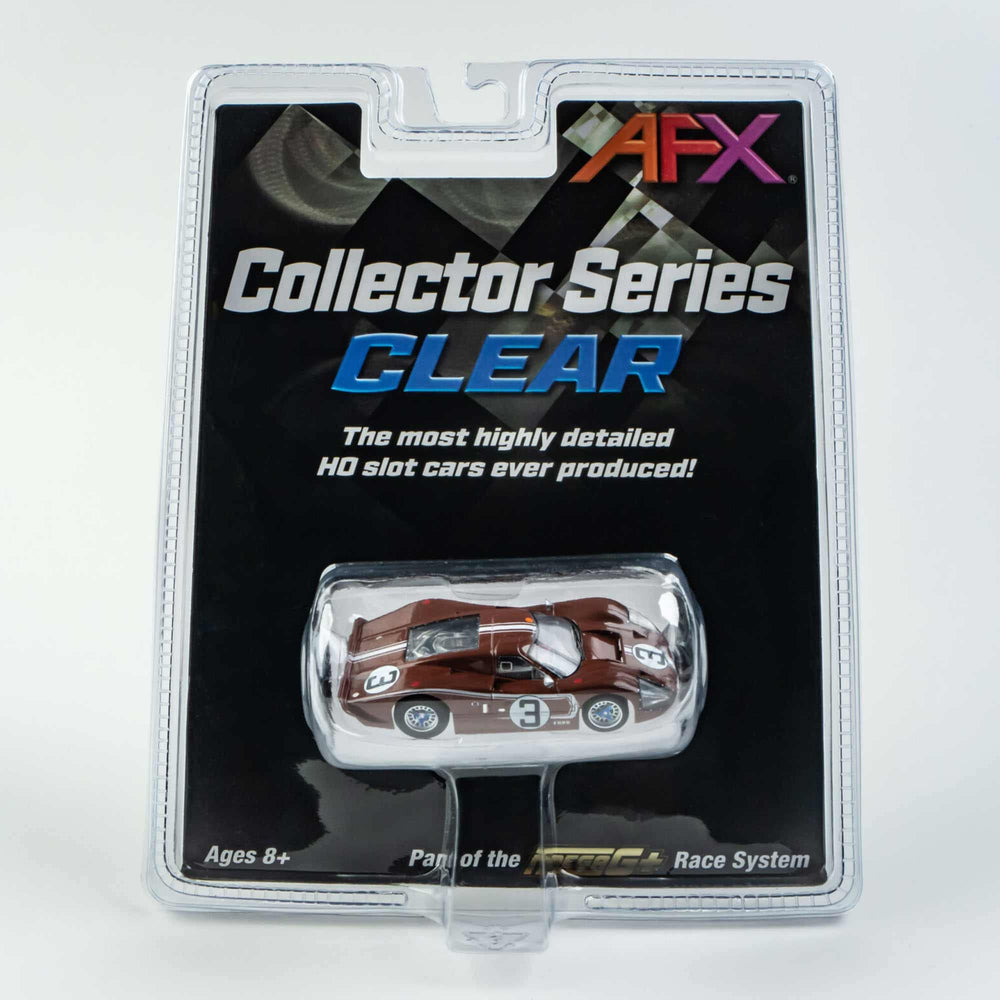 AFX Ford GT40 Mark IV packaging display ready for safe shelf.