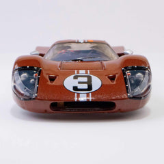 AFX Ford GT40 Mark IV racing stance for diorama setups.