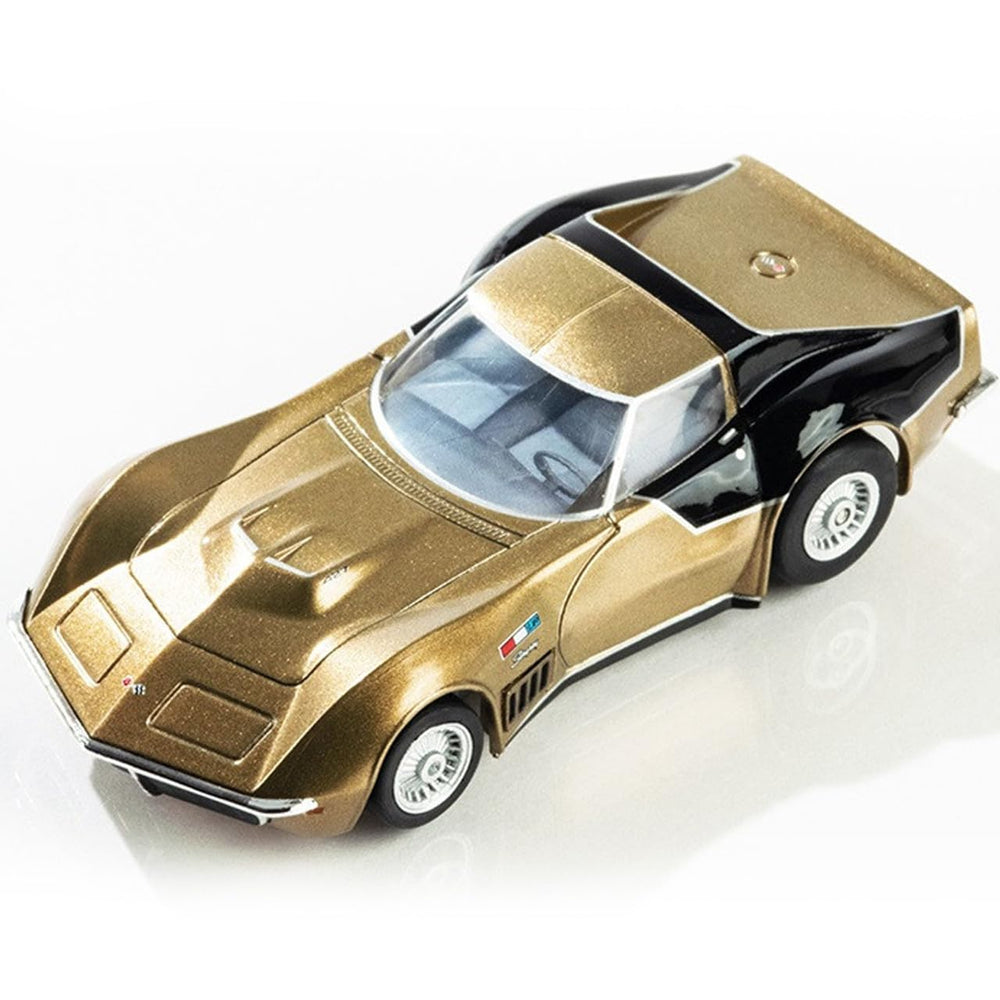 AFX AstroVette gold body with black wings enhances display appeal.