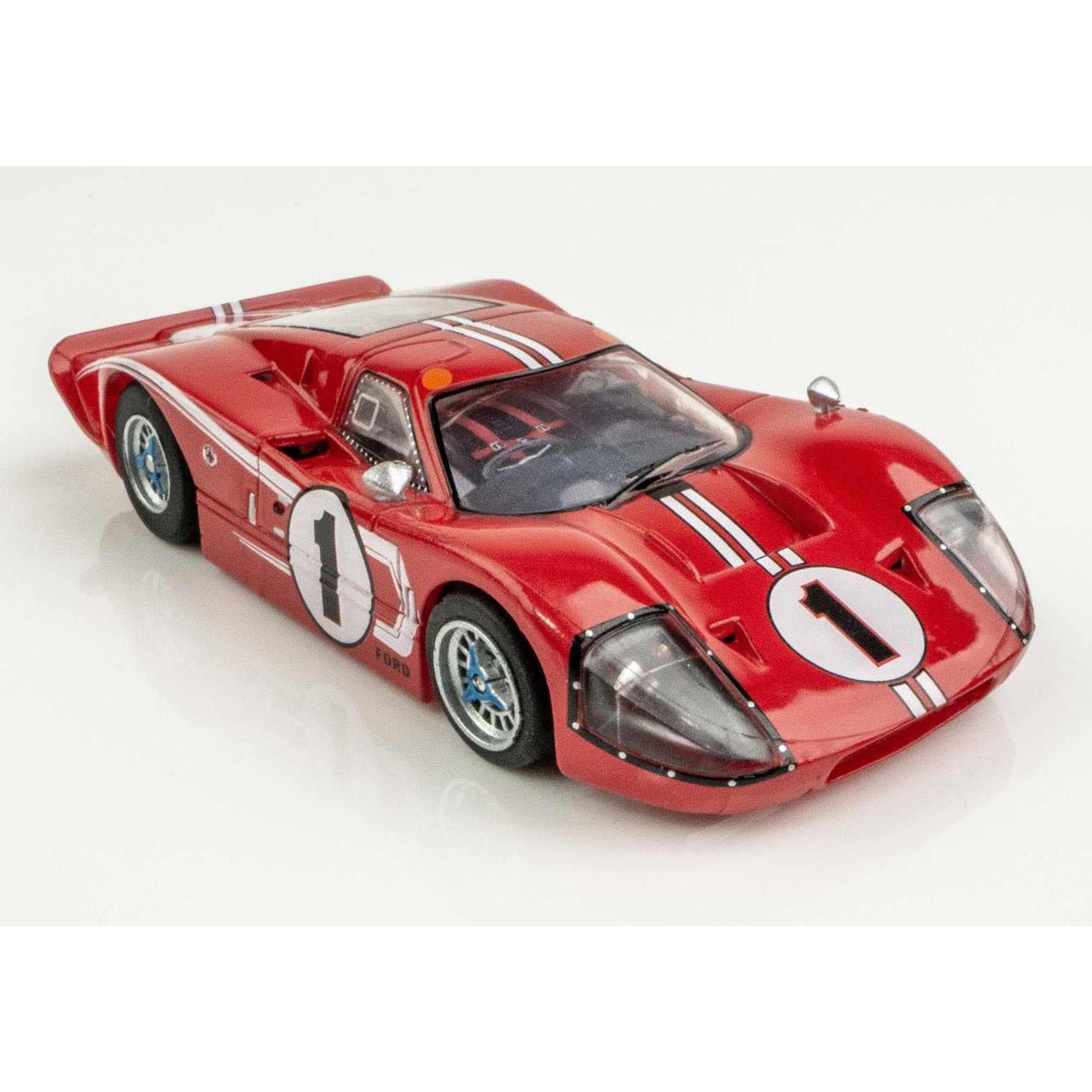 AFX Ford GT40 MkIV #1 detailed chassis image emphasizes build quality for hobbyists