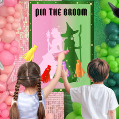 AFZMON broom stickers add whimsy and interactive fun to playtime