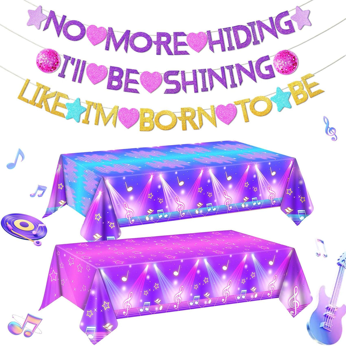 AFZMON kpop banner setup for a vibrant birthday stage