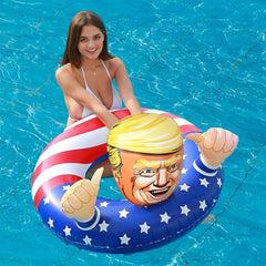 AGANS inflatable pool ring shown in bold color for events.