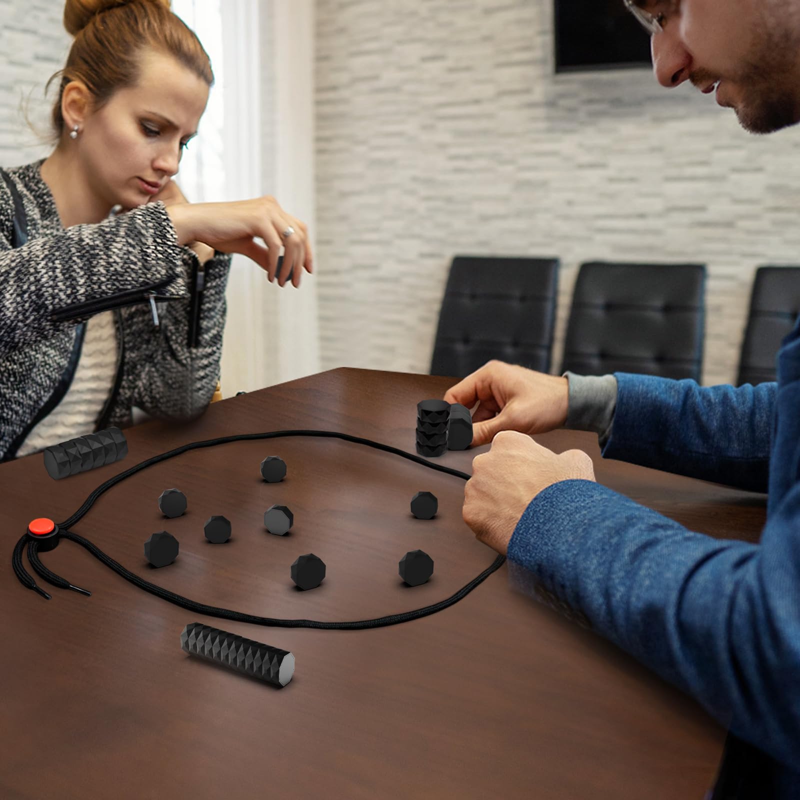 Agaommio magnetic pieces closeup showing secure attachment during battles.