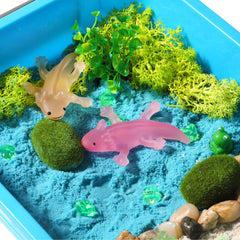 Axolotl play tools encourage hands-on construction and fine motor practice.