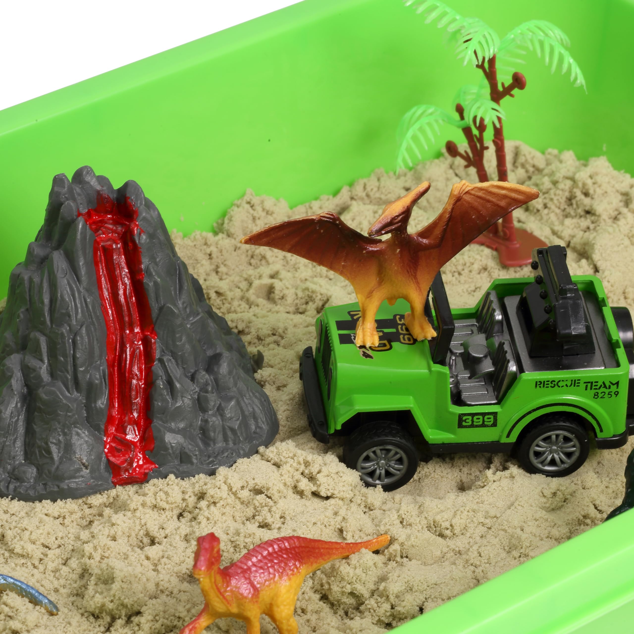 AGENTLAN Dinosaur Jeep Accessory supports adventurous scene building for kids.