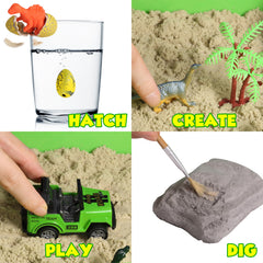 AGENTLAN Dinosaur Volcano Model enables dynamic pretend play and learning.