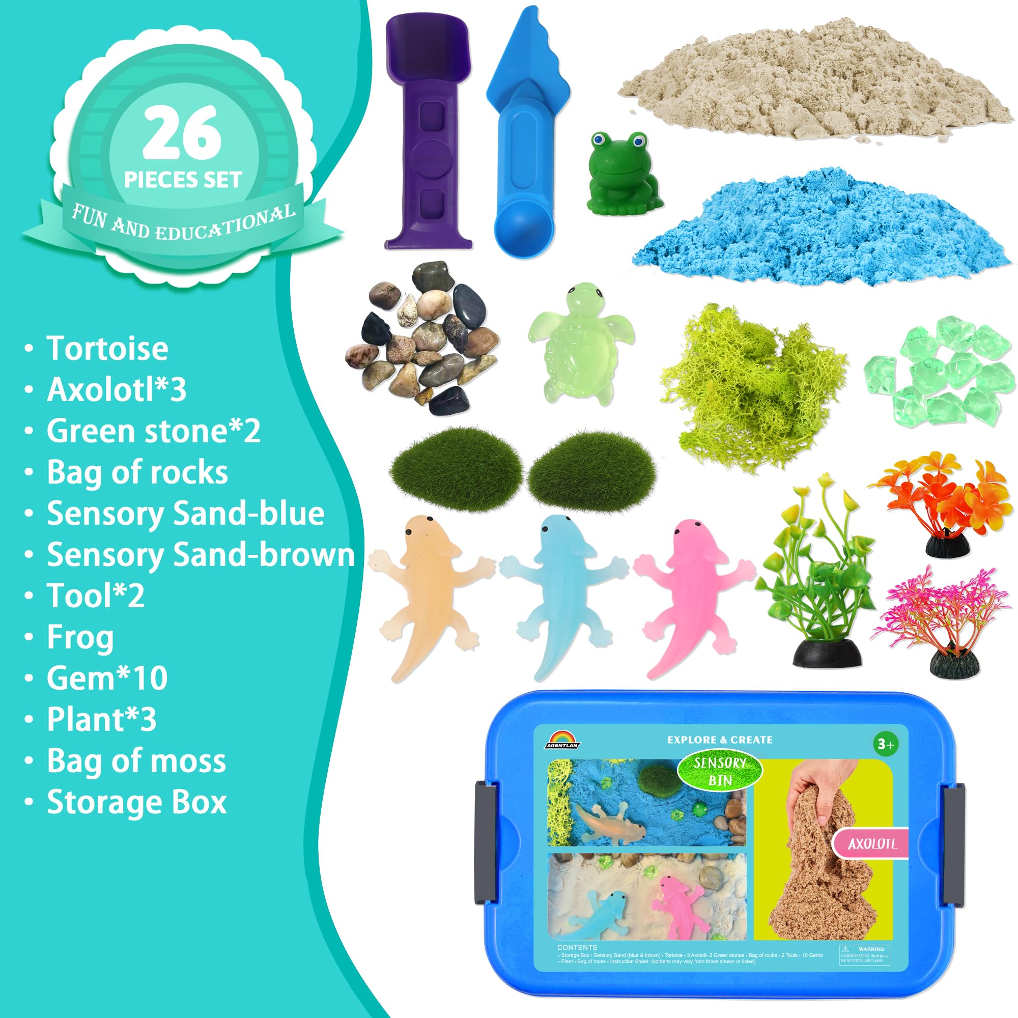 Includes gems and colors to spark creative storytelling.