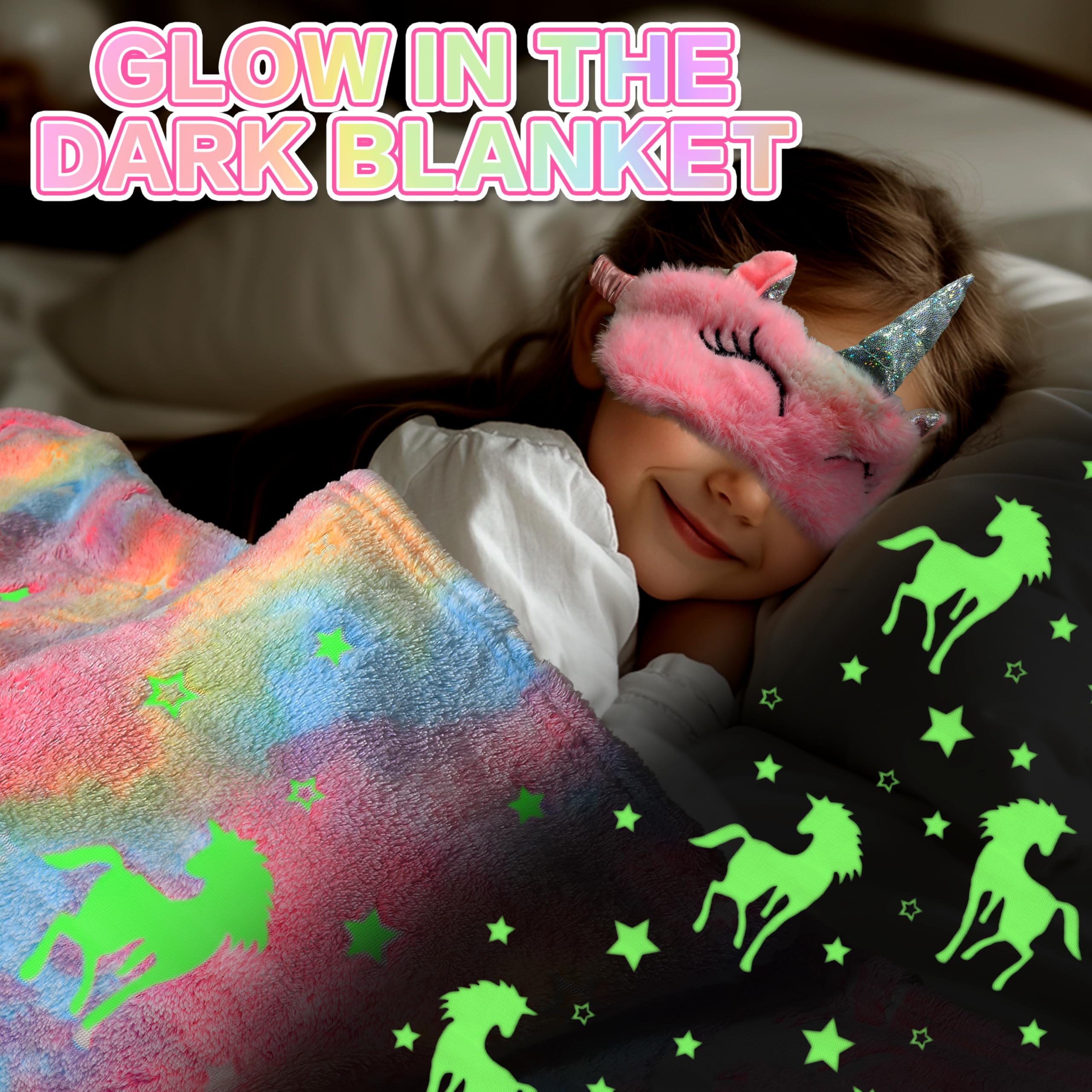 AGENTLAN unicorn night light brightens the child’s room at night