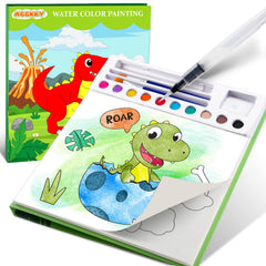 AGGKKY paint with water book page patterns offer mess-free coloring for kids.