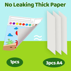 AGGKKY thick paper pages prevent bleed-through and preserve creations.