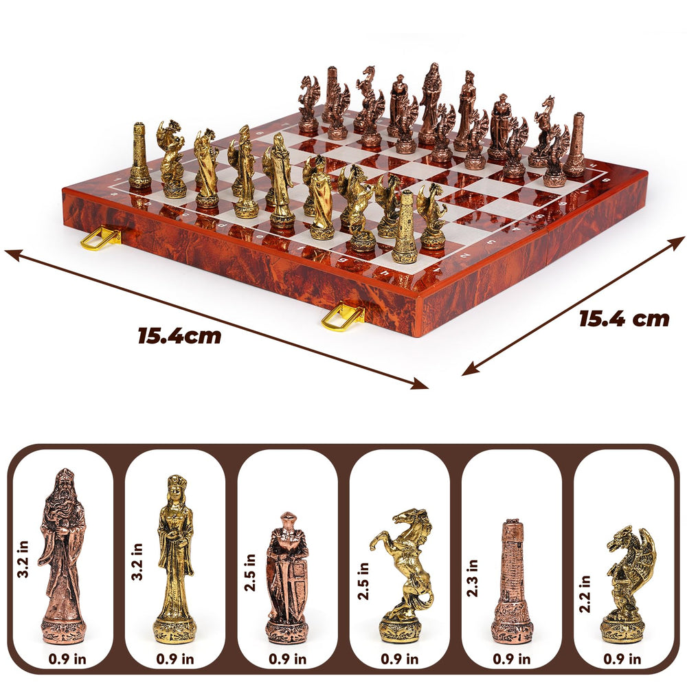 Agirlgle copper bronze finish adds vintage charm to the set