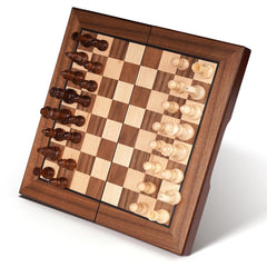Agirlgle durable wood and magnetic pieces support versatile play sessions.