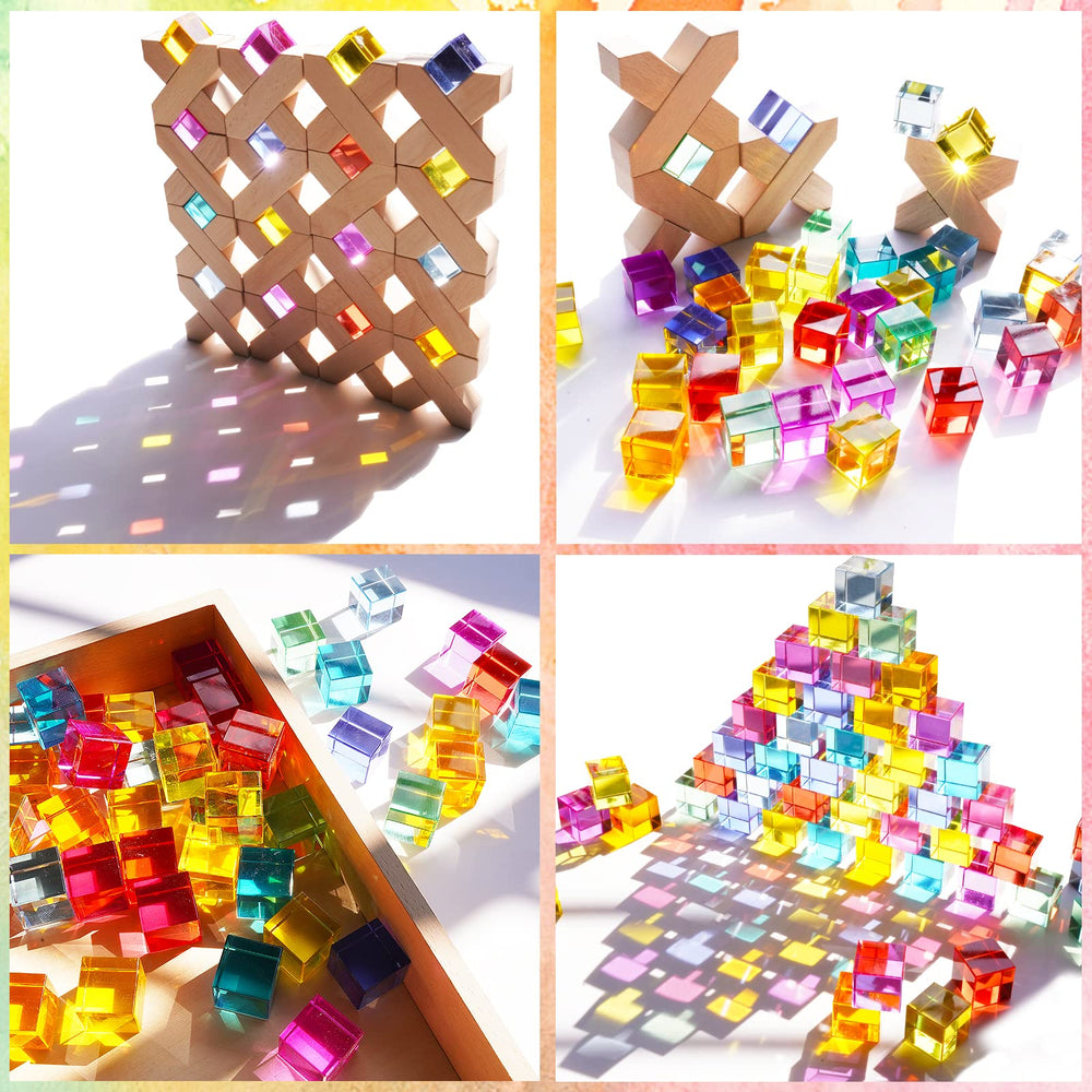 Agirlgle durable wooden blocks for toddlers provide safe, long-lasting play