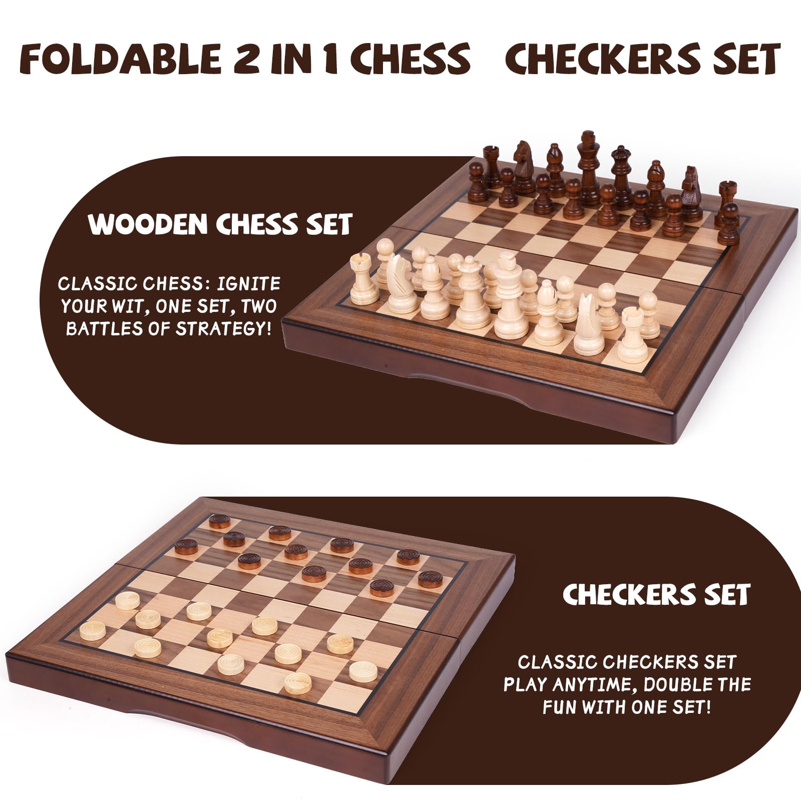 Agirlgle premium wooden craftsmanship adds durable, classic looks to your games.