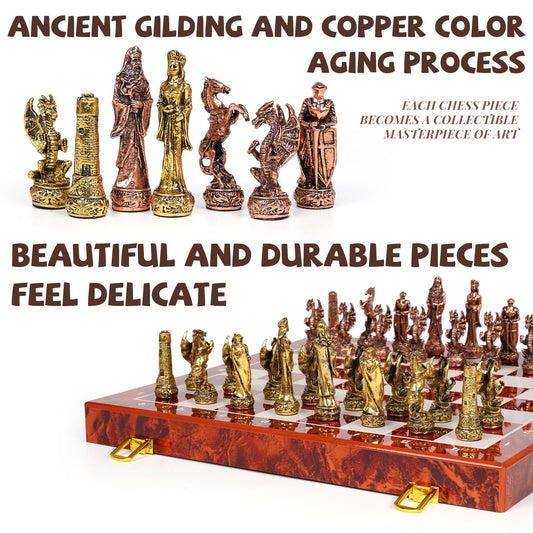 Agirlgle wooden chessboard folding design for portable travel games