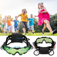 AGM Kids Night Vision Goggles green lens offers clear contrast for low-light exploration.