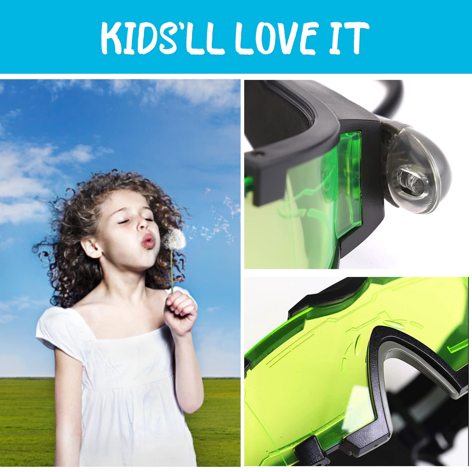 AGM Kids Night Vision Goggles spy mission gift idea for curious kids.