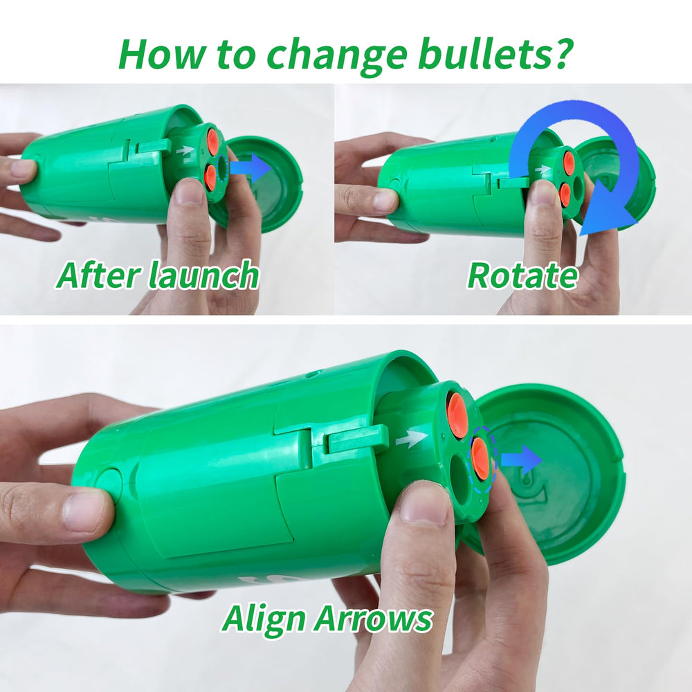 AGM MASTECH desk display gadget with transforming can launcher