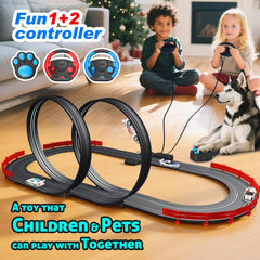 AGM MASTECH licensed slot cars with LEDs provide vivid color and fast, smooth racing.
