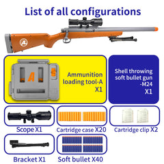 AGM MASTECH M24 box includes 40 darts, 20 casings, and 2 mags