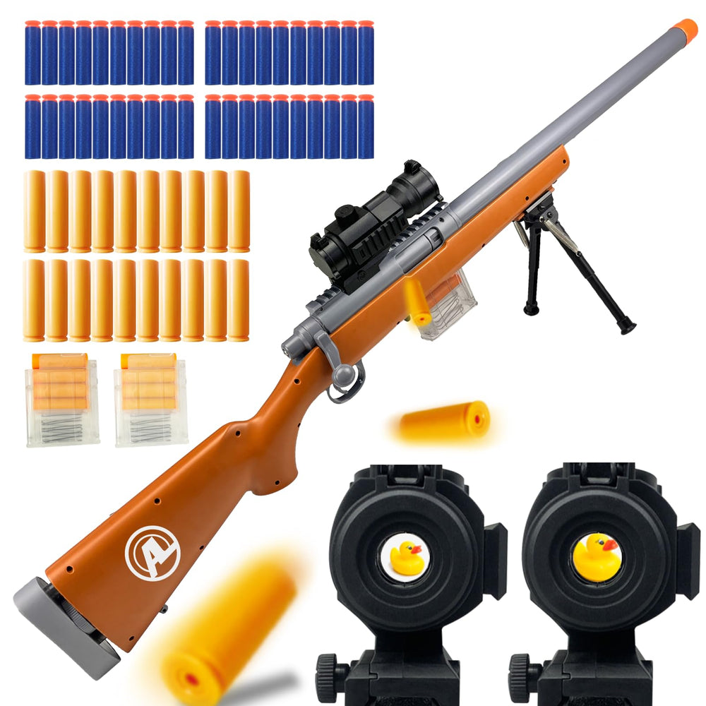 AGM MASTECH M24 foam blaster with shell ejecting action for backyard battles
