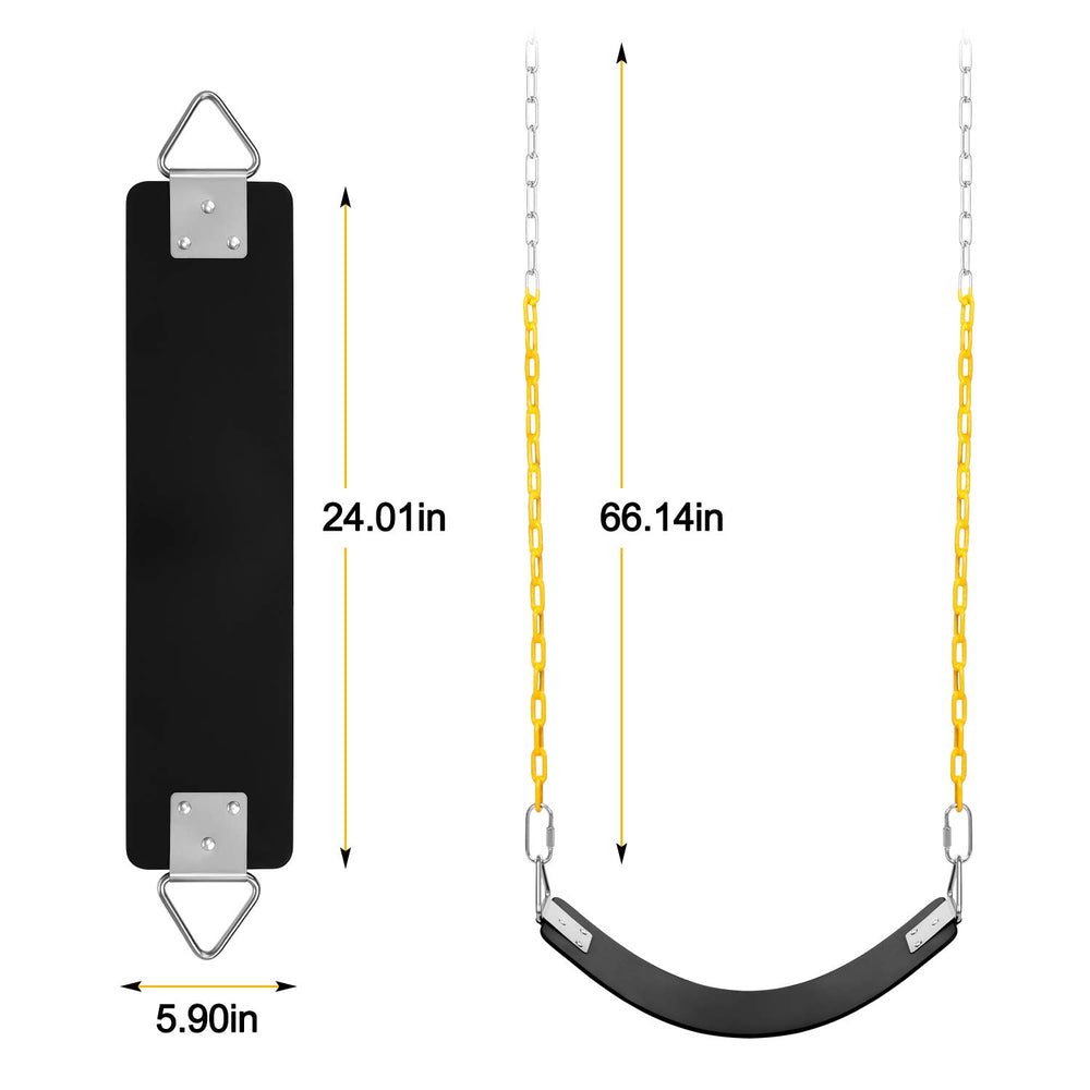 AGPTEK swing includes extra locking buckles for flexible assembly