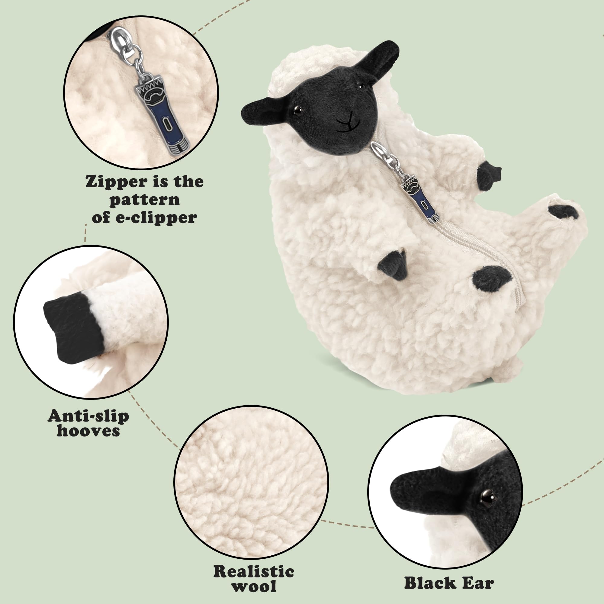 AGRIMONY sheep plush makes a thoughtful gift for birthdays and celebrations.