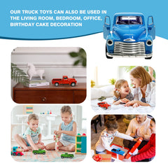 AGSIXZLAN Little Blue Truck 1-32 scale fits little hands for pretend driving.