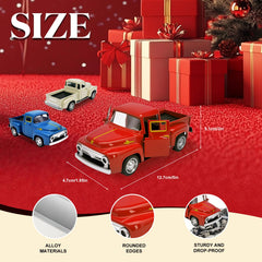 AGSIXZLAN Little Red Truck open doors for interactive pretend play.