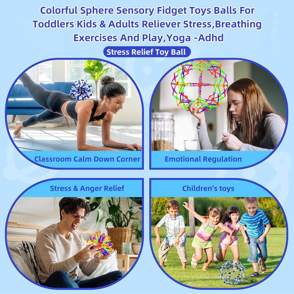 AGSIXZLAN sensory fidget ball aids classroom or desk focus.